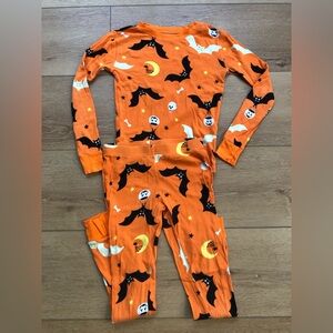 Old Navy Orange Halloween Print Pajama Set 10